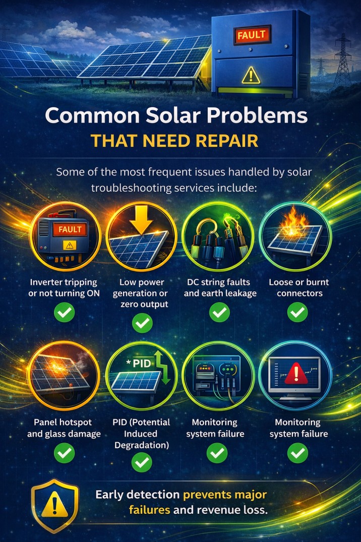 Solar Problems That Need Repair